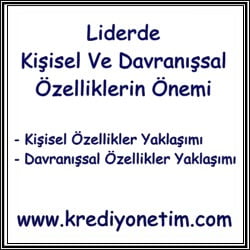Liderde Kişisel Ve Davranışsal Özelliklerin Önemi