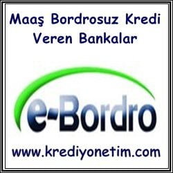 Maaş Bordrosuz Kredi Veren Bankalar