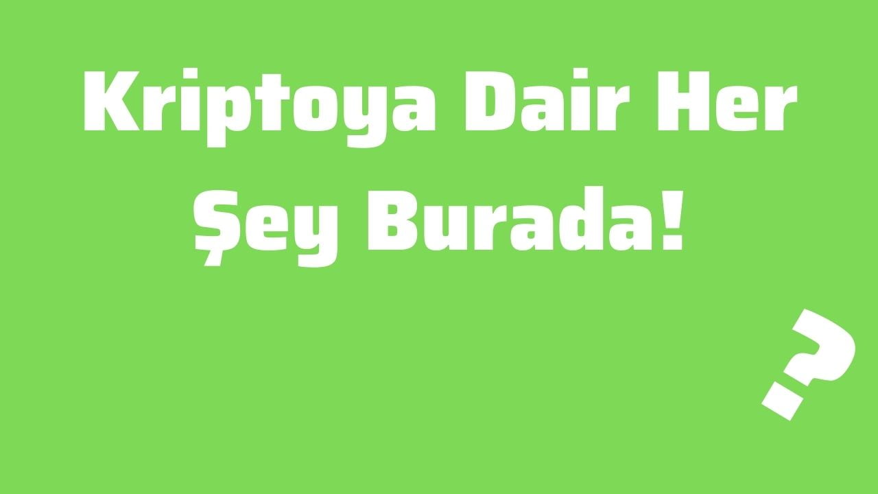 Kriptoya Dair Her Şey Burada!