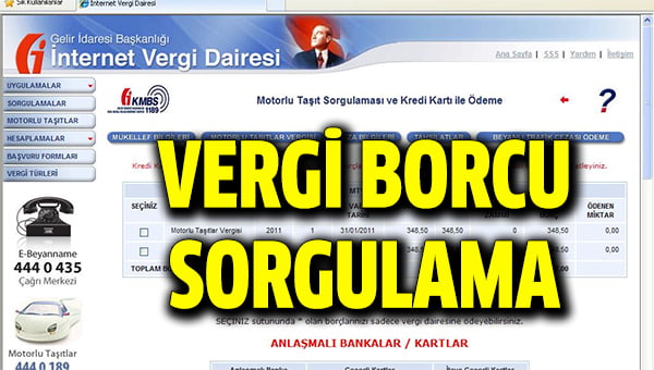 Vergi Borcu Sorgulama Nasil Yapilir