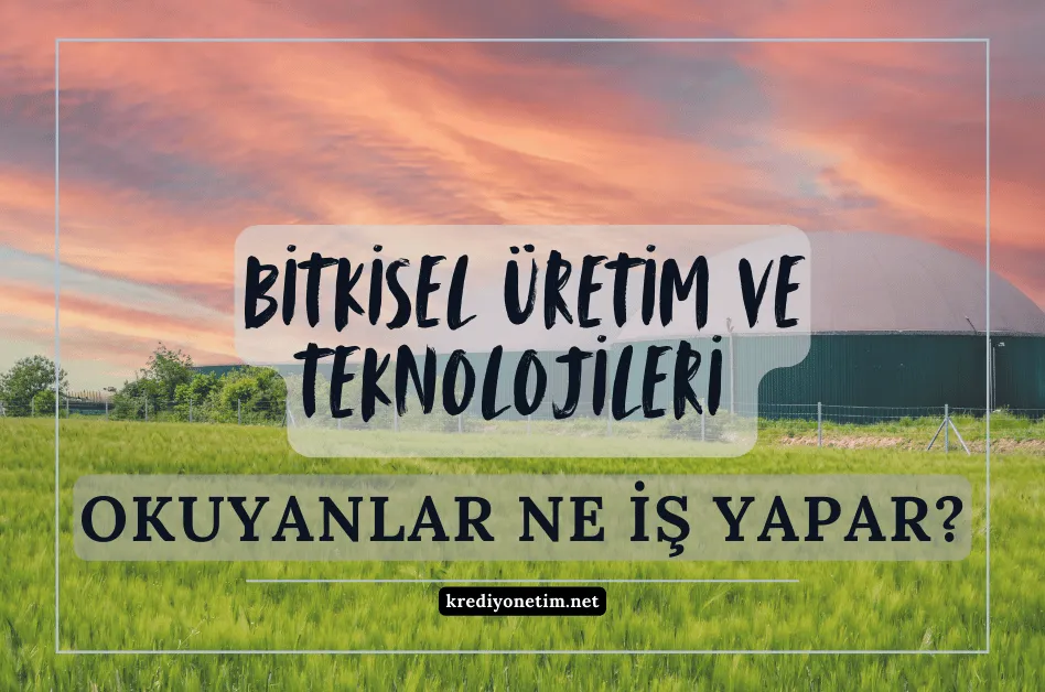 Bitkisel üretim ve teknolojileri